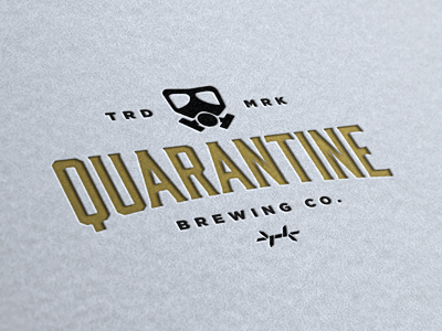 QBC Mark badge bourbon branding iconography identity logo mark quarantine typography