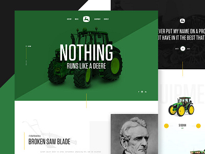 JD Landing Page clean design green landing page type ui ux web web design