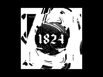 1824 Promo 1824 artwork brand dallas digital art experimental follow blindly identity illustration iowa logo mark parker peterson portfolio poster promo strategy web