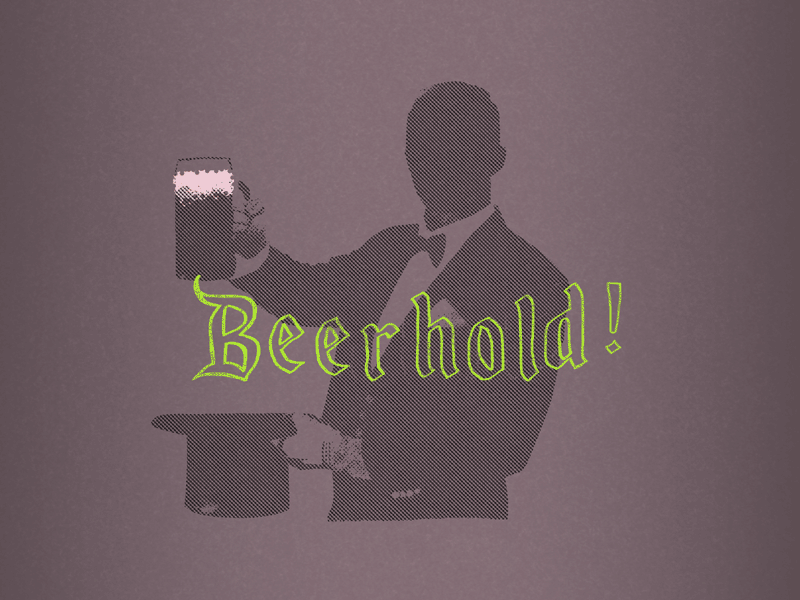 Beerhold austin beer brewery gif magic typography