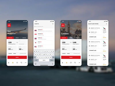 Emirates App concept