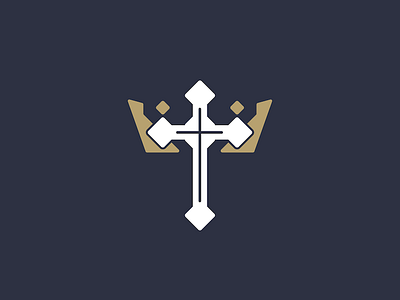 King's Cross Church Logo Design (Including Process) christian church cross crown king kings logo