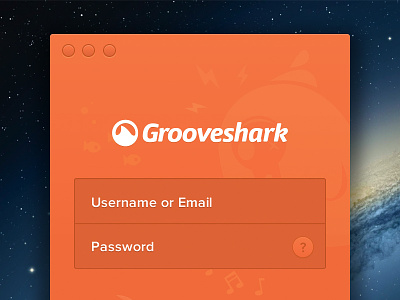 Grooveshark for Mac Login