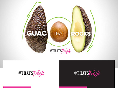 Fresh Guac branding campaign fresh guacamole ingredients mexican
