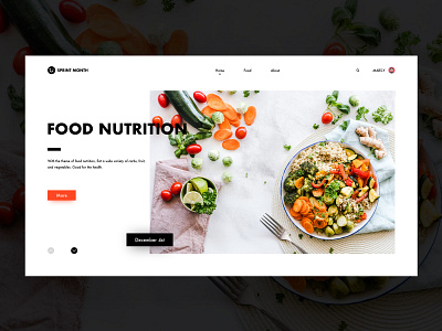 Food Nutrition design food ps，sketch ui web