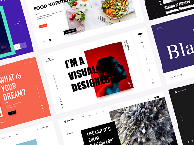 2018-Web Design by A-yue for Nice100Team on Dribbble