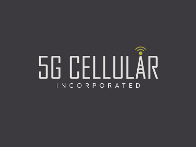5G Cellular, Inc Logo Design 5g cell phone cellular clean graphic design gray lime green logo mobile mobile phone service modern sans serif steel gray