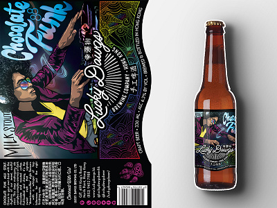 Chocolate Funk Milk Stout Label