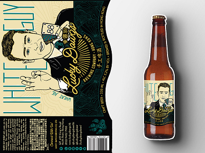 White Guy Wheat Ale Label