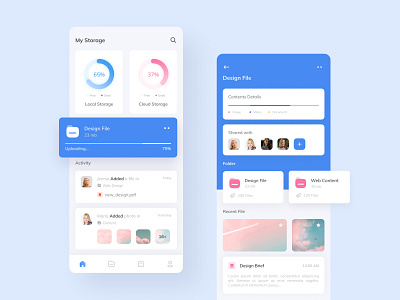 Storage App #Exploration cloud cloud app design elegant figma file file management file manager minimalist simple storage storage app ui uidesign ux