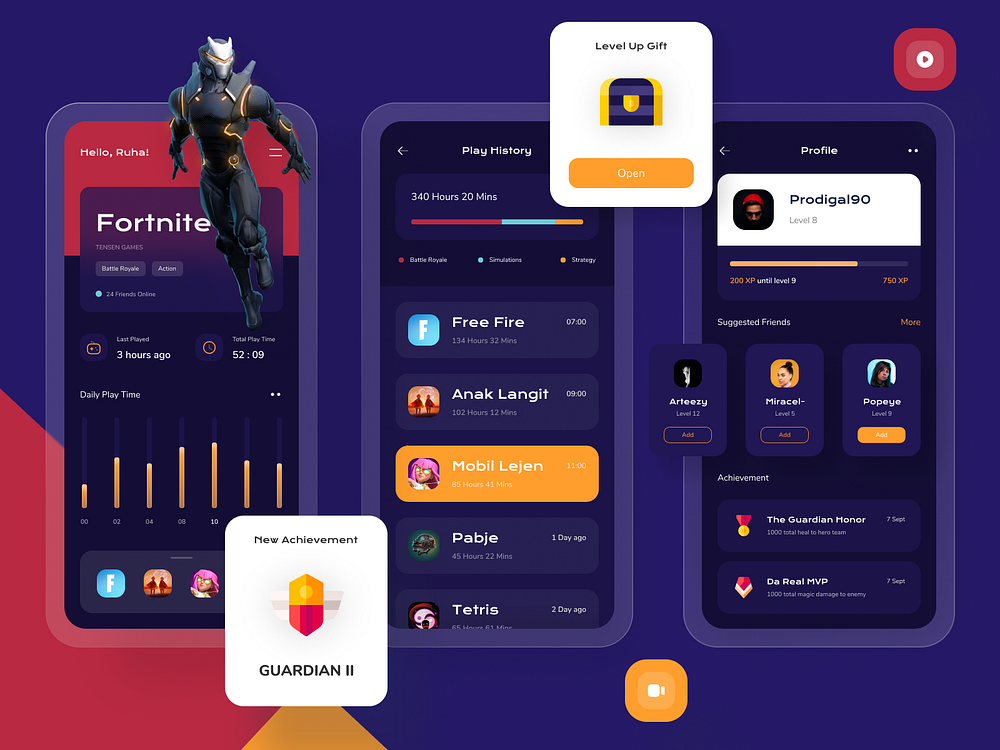 Gaming Profile designs, themes, templates and downloadable graphic