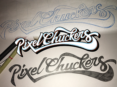 Hand lettering L by Bland+Aid on Dribbble