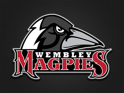 Webley Magpies austrailia baseball bird logo magpie sports