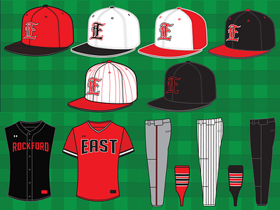 2018 East Baseball Uniform Set baseball hats sports uniform