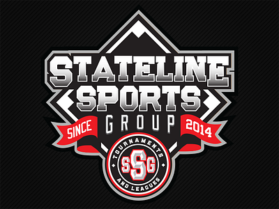 Stateline Sports Group Logo baseball branding logo softball sports