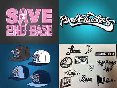 2018 Top 4 baseball bird branding fastpitch flag handlettering illustration lettering logo ribbon sketch sports type typography vector