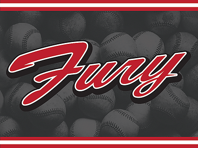 2019 Fury Logo- Rebrand branding design handlettering handtype illustration lettering logo script softball sports typography