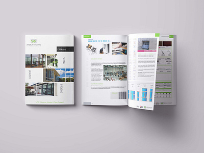 Minimal Brochure Design for Artirior Windows