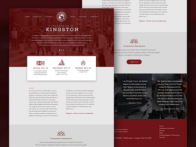 Burning of Kingston Homepage