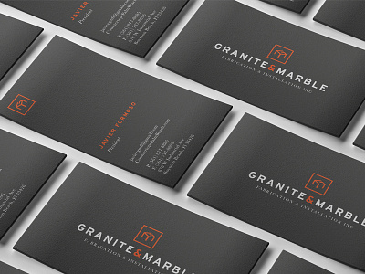 Granite & Marble Business Cards business cards countertops fabrication florida granite marble nyc stone