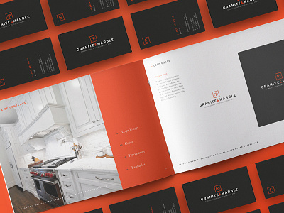 Granite & Marble Brand Guidelines brand guidelines business cards granite installation marble