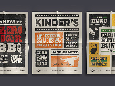 Kinders Posters bbq bbq sauce food and drink food design food poster illustration poster poster design sauce trade show