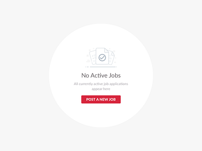 Empty State 2d design empty state flat icon illustration jobs ui website