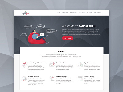 Digitalguru Landing Page