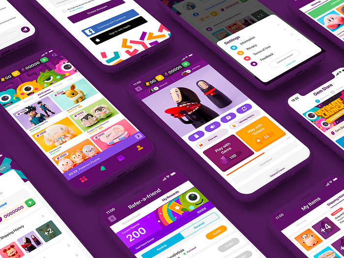 Crane Game App Design | Simulation by Kendrick Pingkian on Dribbble