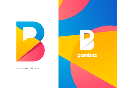 Pambizz Logo branding design dribbble letter b letter p logo logo design logo design branding logo designer monogram p logo pb logo