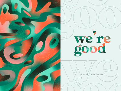 We're Good - Color Pattern Series art brand design branding color color palette color pattern colorful design illustration illustrations pattern pattern design typography ui