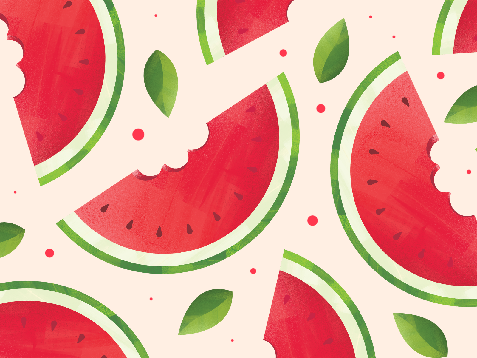 Watermelon by Kendrick Pingkian on Dribbble