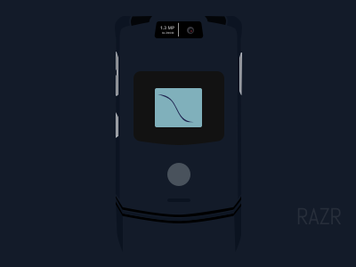 Meet the Legends - Razr design illustration minimal negative space sketch 2 vector