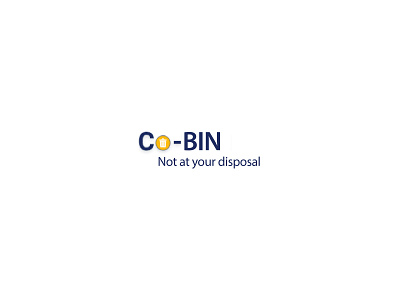 Co-BIN @design concept covid19 design flat graphic ideation illustration minimal typography wordplay