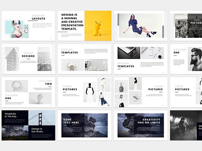 MENIMA Minimal PowerPoint Template