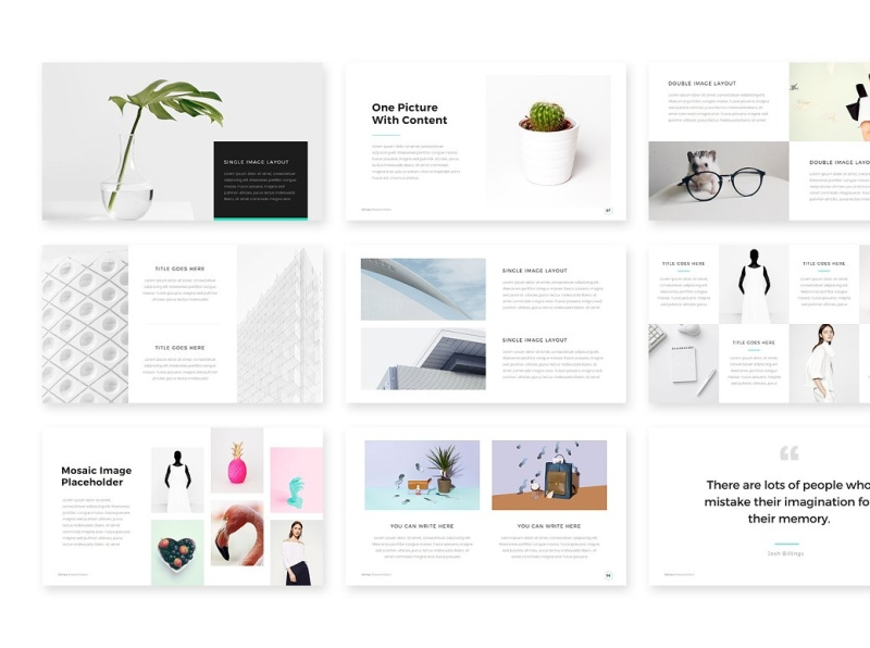 MINEX Minimal PowerPoint Template by SlideStack on Dribbble