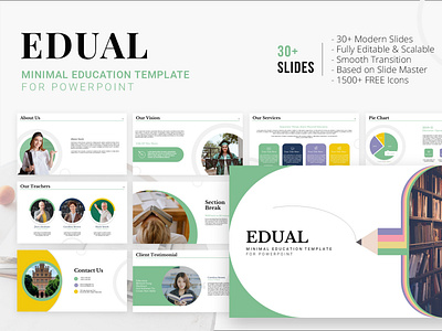 Edual – Minimal Education Template For PowerPoint business creative design edual education free presentation free template google slides powerpoint powerpoint design powerpoint presentation powerpoint template ppt ppt slides presentation presentation design presentation skills presentations public speaking template