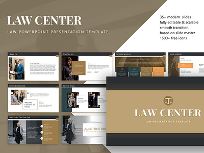 Law Center PowerPoint Presentation