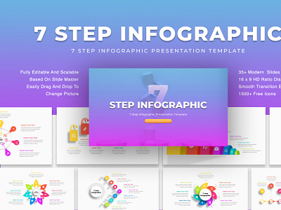 Seven Step Infographic Presentation creative google slides google slides template infograpchis infographic infographic template powerpoint powerpoint design powerpoint presentation powerpoint slides powerpoint template ppt ppt template presentation presentation design presentation slides presentation template seven step seven step presentation seven step template