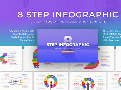 Eight Step Infographic Presentation creative eight step eight step presentation eight step template google slides google slides template infographic infographic template infographics powerpoint powerpoint design powerpoint presentation powerpoint slide powerpoint template ppt presentation presentation design presentation skills presentation slide presentation template