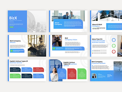 BizX Corporate Business Presentation Template