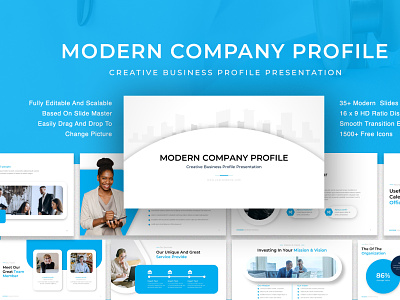 Modern Company Profile Business Presentation Template