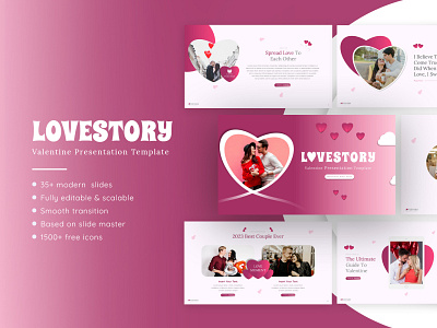 Love story Valentine Presentation Template