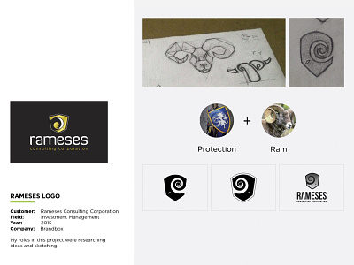 Rameses Logo brand identity logo consulting logo corporation logo investment logo logo logo design ram logo