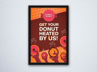 Wall Art for A Donut Shop :) branding character concept creative design funny graphic design illustration illustrator vector vectorart wallart