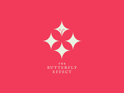 the Butterfly Effect branding butterfly effect concept creative design graphicdesign logo logodesign negative space logo vector