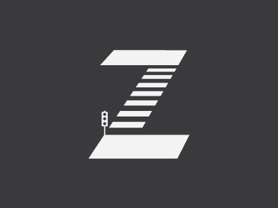 Alpha Zebra design graphic design logo negative space logo typography vector zebracrossing