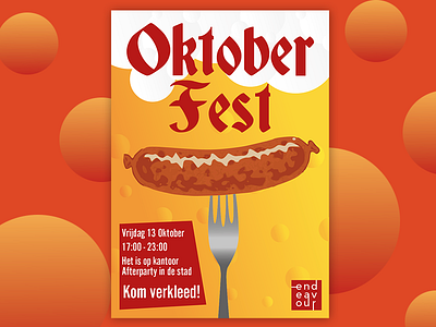 Oktober Fest beer boogaert fest mathijs boogaert oktobermathijs party poster sausage worst