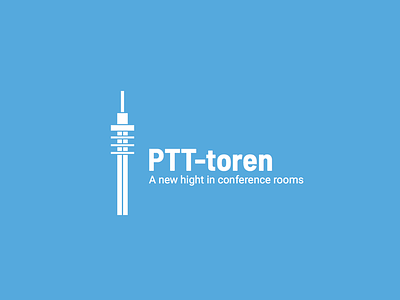 PTT-tower blue boogaert conference room house style illustration logo mathijs mathijs boogaert ptt tower