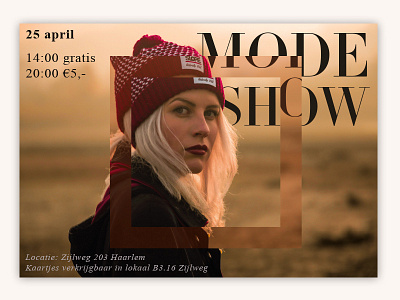 Fashion Show Poster boogaert catwalk design fall fashion mathijs photography poster show tyse